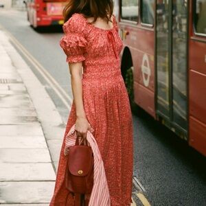 Christy Dawn Red The Coralia Dress